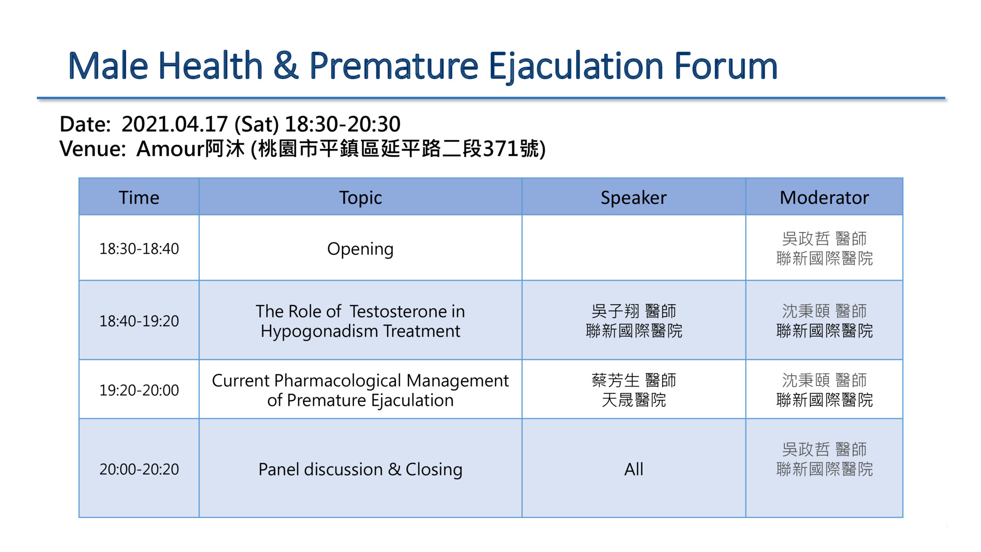 Male Health Premature Ejaculation Forum E School